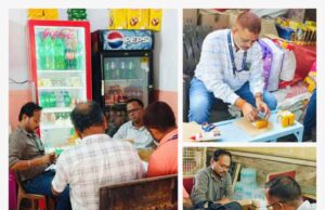 त्यौहारों के बीच सेहत की फिक्र, जांच के लिए 8 प्रतिष्ठानों से खाद्य सुरक्षा विभाग की टीम ने उठाए सैंपल