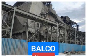 BALCO प्लांट में बड़ा हादसा, राख फिल्टर के लिए यूनिट 4 के पास लगाया गया ईएसपी गिरा, करीब दो मंजिला स्ट्रक्चर के धराशाई होने से सुरक्षा मानकों पर उठे सवाल