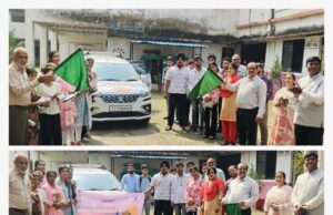 कौशल रथ को दिखाई हरी झंडी, एआई लिटरेसी मिशन के तहत KN कॉलेज में स्टूडेंट्स को दिया गया मार्गदर्शन