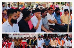 सड़क के लिए सड़क की लड़ाई का आगाज, सभापति नूतन के नेतृत्व में नागरिकों का विशाल धरना प्रदर्शन, आक्रोशित लोगों ने कहा प्रशासन होश में आए