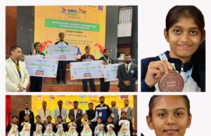 खेलो इंडिया अस्मिता जोनल किकबॉक्सिंग में हमारे फाइटर्स ने जीता 1 स्वर्ण व 4 कांस्य समेत 5 पदक