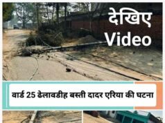 अवैध राखड़ परिवहन माफिया का कहर, वार्ड 25 ढेलावडीह बस्ती में हाईवा ने उड़ाए बिजली के खंभे, कई गांव में विद्युत व्यवस्था छिन्न भिन्न