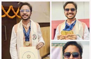 खैरागढ़ संगीत विवि में सर्वोच्च अंक अर्जित कर छुरी के प्रतिभावान स्टूडेंट मास्टर आकर्षण देवांगन 7 स्वर्ण पदकों से सम्मानित