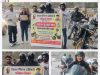 बुलेट पर सवार राइडर्स ने शहर में जागरूकता रैली कर कहा- अमूल्य जीवन की रक्षा के लिए सड़क सुरक्षा के नियमों का अवश्य पालन करें
