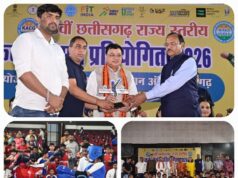 व्यक्तित्व, समाज के विकास और राष्ट्र निर्माण में खेलों की अहम भूमिका : केबिनेट मंत्री लखन लाल देवांगन