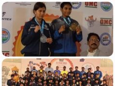 राष्ट्रीय जूनियर किकबाक्सिंग स्पर्धा में 1 स्वर्ण, 2 रजत एवं 1 कांस्य सहित कोरबा की टीम ने जीते 4 पदक