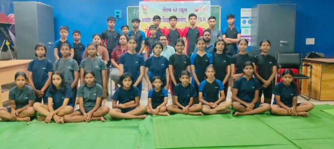 पीएम श्री स्कूल जवाहर नवोदय विद्यालय, सलोरा, जिला कोरबा में संकुल स्तरीय योग प्रतियोगिता का सफल समापन