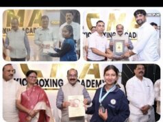 डिप्टी CM एवं खेल मंत्री अरुण साव ने किकबॉक्सिंग खिलाड़ियों को सम्मानित कर कहा- “जो खेलेगा वही खिलेगा”