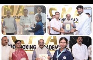 डिप्टी CM एवं खेल मंत्री अरुण साव ने किकबॉक्सिंग खिलाड़ियों को सम्मानित कर कहा- “जो खेलेगा वही खिलेगा”