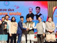 अंडर-19 राष्ट्रीय बैडमिंटन के कांस्य विजेता मानस भट्टाचार्य को ‘शहीद कौशल पुरस्कार,’ CM विष्णु देव से सम्मानित