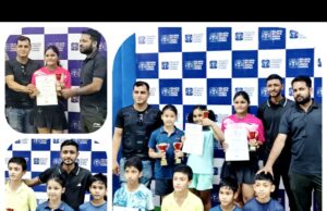 Yonex Sunrise CG स्टेट मिनी एवं सब जूनियर बैडमिंटन स्पर्धा में कोरबा का प्रतिनिधित्व करेंगे आरिव, श्रेष्ठा और आदित्य