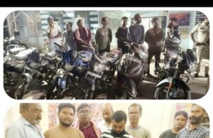 पिकनिक स्पॉट पर जुआ खेलते धनीराम व रहीस समेत 8 गिरफ्तार, 7 बाइक व 7 मोबाइल समेत नगद ज़ब्त